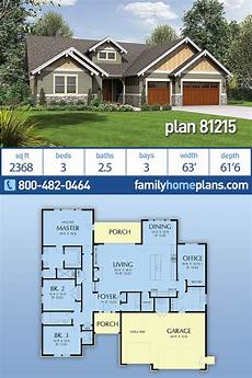 craftsman style house plan 3 beds 2 baths craftsman style house plan 81215 with 3 bed 3 bath 3 car craftsman style house plan 3 beds 2 baths craftsman style house plan 81215 with 3 bed 3 bath 3 car