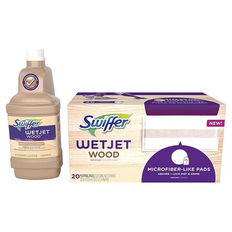 Swiffer WetJet Wood Floor Mopping and Cleaning Refill Bundle - CabinCareWNC