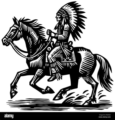 Native American Clipart Black And White