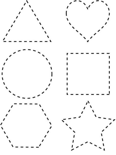 Printable Coloring Pages Shapes