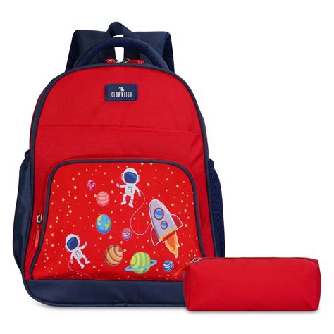Buy THE CLOWNFISH Mini Explorer Backpack | 12 Litres | Strawberry Red ...