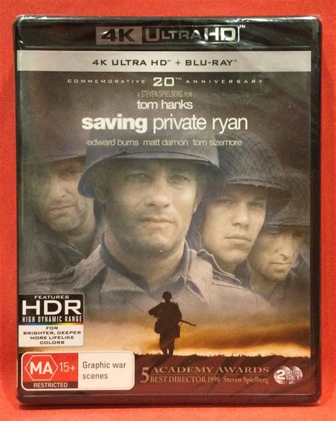 SAVING PRIVATE RYAN - 4K ULTRA HD & BLU-RAY (SEALED) – Dixon Recycled ...