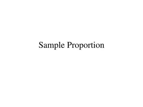 Image result for Sample Proportion Example