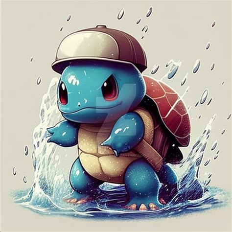 Squirtle using water abilities by Wilb-Digital on DeviantArt