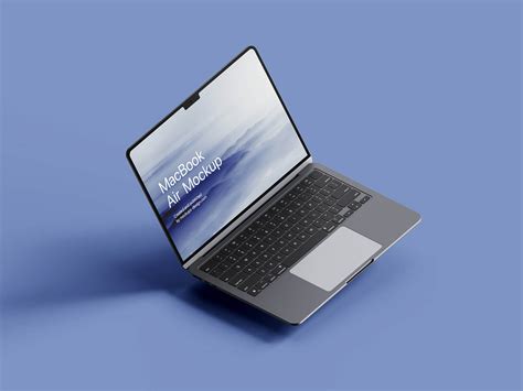 Free MacBook Air M2 Mockup PSD Set - Good Mockups