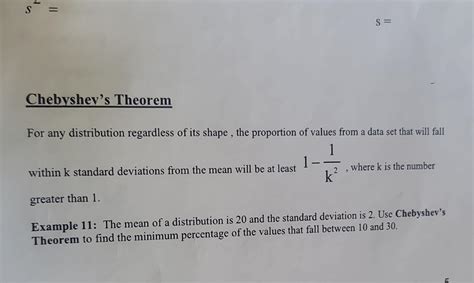 Image result for Chebyshev Theorem