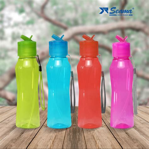 Amor Sipper Cap Plastic Kids Bottle 500ml (0.5L) – Pack of 2 | BPA-Free, Leak-Proof, Lightweight ...