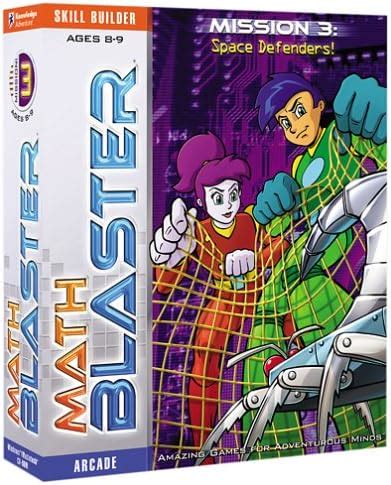 Math Blaster Mission 3: Space Defenders! Ages 8-9 (Jewel Case) : Amazon ...