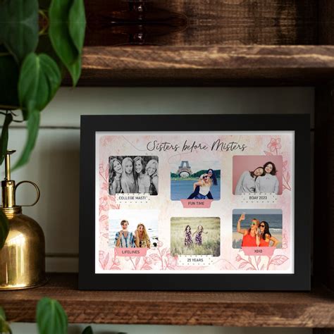 Personalized Photo Frame – Paper Plane Design