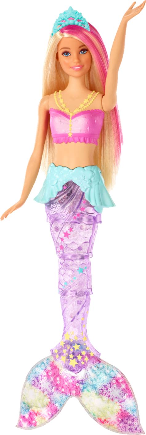 Best Buy: Barbie Dreamtopia Sparkle Lights Mermaid 12" Doll Pink GFL82