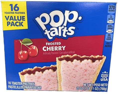 Pop tarts frosted cherry 768gr (16 und)