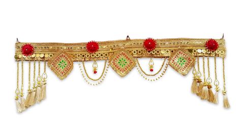 CraftVatika Toran Bandarwal for Home Door Main Entrance Door, White ...