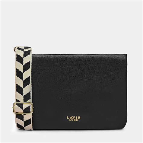 Buy Milan 5 Compartments Large Sling Bag Black Online – Lavie World