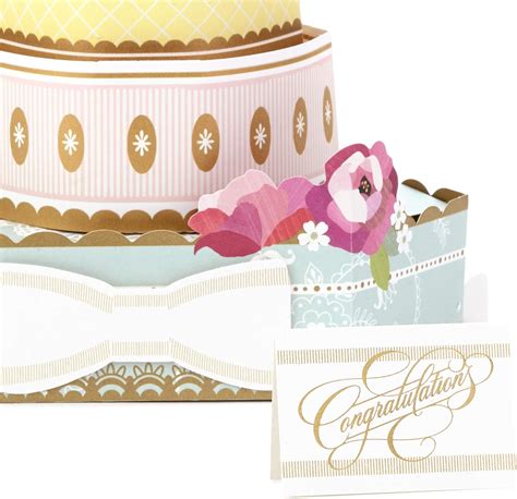 Buy Hallmark Paper Wonder Pop Up Wedding Card (Wedding Cake) Online at ...