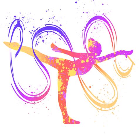 Gymnastics Clipart Colorful at Lamont Madden blog