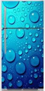 Archi Graphics Studio 61 cm Decorative Sky Blue Background Water Drops ...