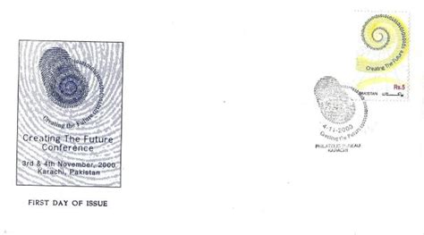 Creating the Future Conference – Stamps of Pakistan 2000 – Stamp Digest