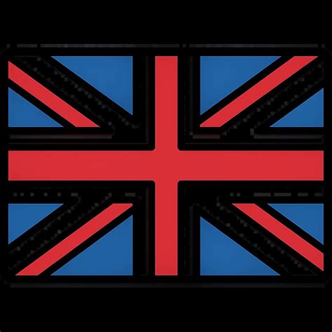 Union Jack (Great Britain flag) with accurate colors and proportions ...