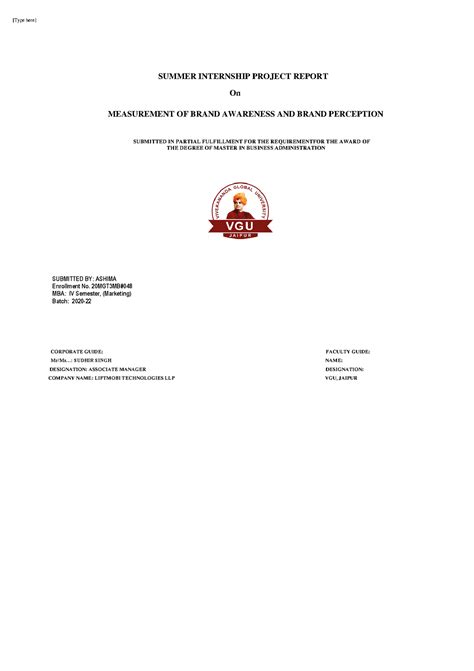 Ashima project 02 - summer intership report - SUMMER INTERNSHIP PROJECT ...