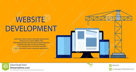 建设中网站平的设计，网页建设进程，网发展的站点表单布局 向量例证 - 插画 包括有 阿帕卢萨马, 网络: 95203722