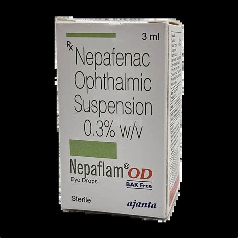 NEPASTAR OD EYE DROPS 3 ML - Uses, Side Effects, Price and Generic ...