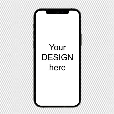 Premium PSD | Mockup of gray smartphone similar to iphone 12 pro ...