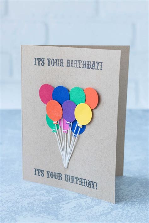 very easy birthday card ideas