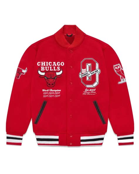 OVO Chicago Bulls Varsity Jacket | LA Jackets