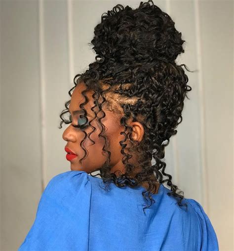 Black Natural Hairstyles For Medium Length Hair