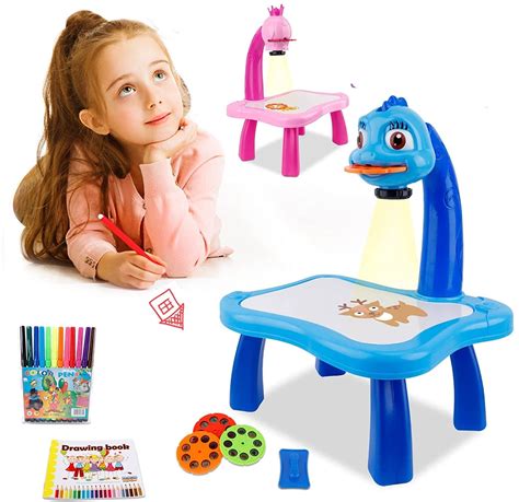 Buy Pelo Educational Projector Drawing Table/Painting Table/Table Lamp ...