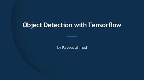 Tensorflow Object Detection API 的图像结果