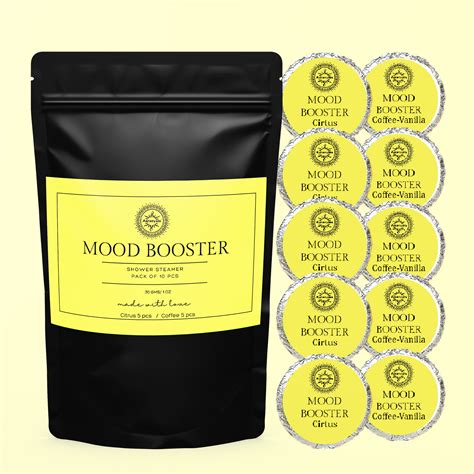Aaranyam MOOD BOOSTER Aromatherapy Shower Steamers - 10 Tablets (1oz ...