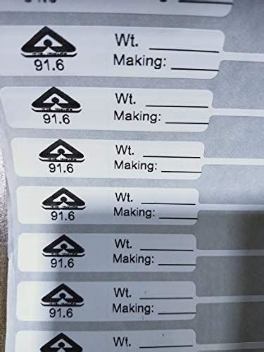 81mmX12mm Jewellery Tag,Hallmark Preprinted Barcode Label, Non Tearable ...