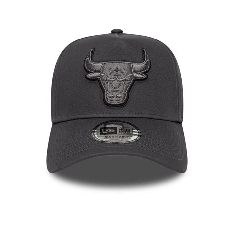 Chicago Bulls Team Outline Dark Grey 9FORTY E-Frame Adjustable Cap