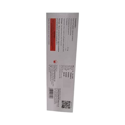 Buy Tinnitod 20 MG Softgel Capsule (28) Online & Save Up to 24% at ...