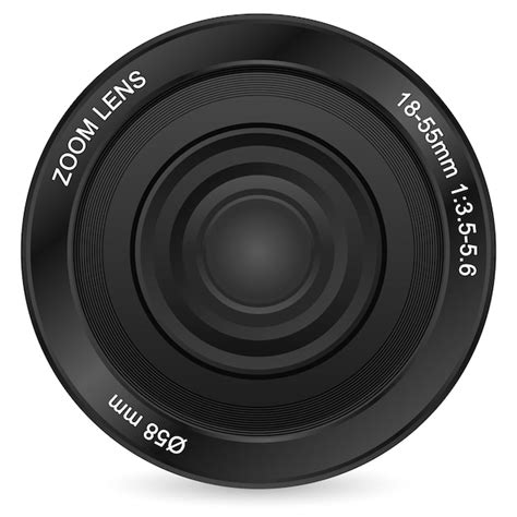 Camera Zoom Lens Vector 的图像结果
