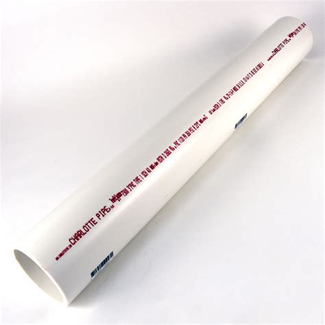 Charlotte Pipe Schedule 40 PVC Solid Pipe 3 in. D X 2 ft. L Plain End ...