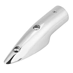 Suuonee Boat Hand Rail End, 7/8" 5-1/2 Degree Stainless Steel Marine ...