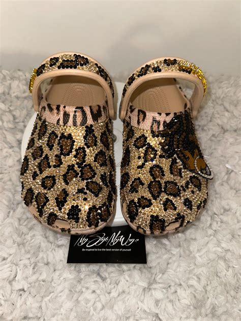 Cheetah print crocs with fur online