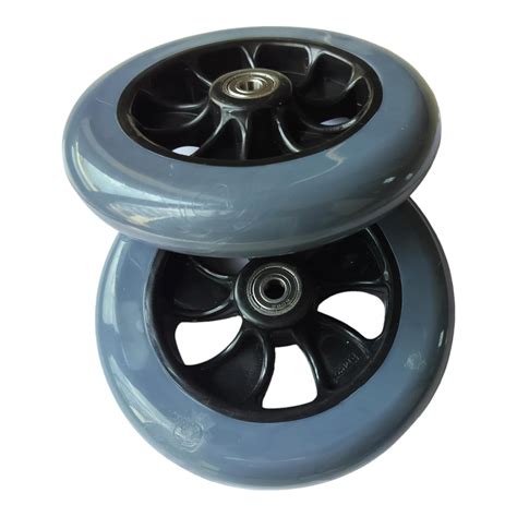 eOnekart 6 Inch Front Caster Solid PU Wheel Replacement for Wheelchairs ...