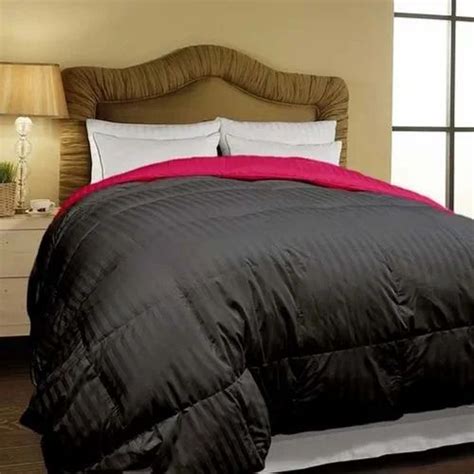 Micro Stripe Dyed Double Size Comforter - Cotton Printed Double ...