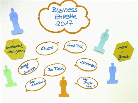 Business-Etikette Modernes Management über den Benimm-Faktor