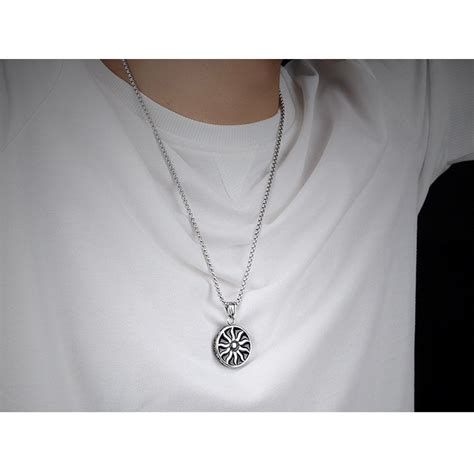 Yellow Chimes Pendant for Men Black Men Pendant Powerful Sun Sign ...