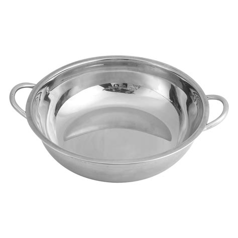 Stainless Steel Cooking Pan, 12in Induction Cooker Stock Pot Chef ...