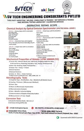 Ndt Testing - Non Destructive Testing Service Service Provider from Pune
