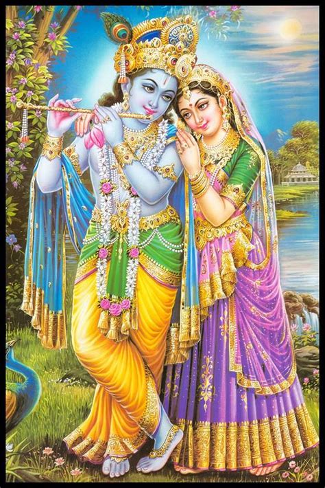 Lord Radha Krishna Poster Paper Print - Religious posters in India ...