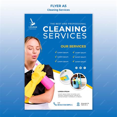 Cleaning Services Flyers In Spanish