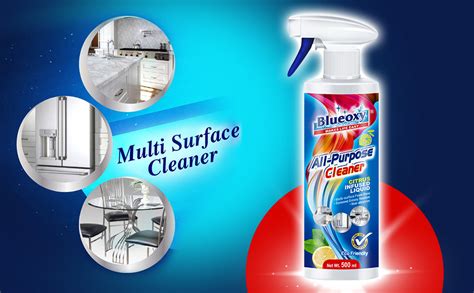 BLUEOXY All Purpose Cleaner Liquid Spray |Multi Surface Cleaner |All ...
