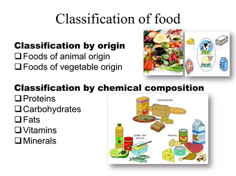 Classification Of Food