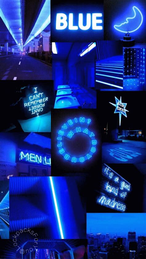 Unique Aesthetic Electric Blue